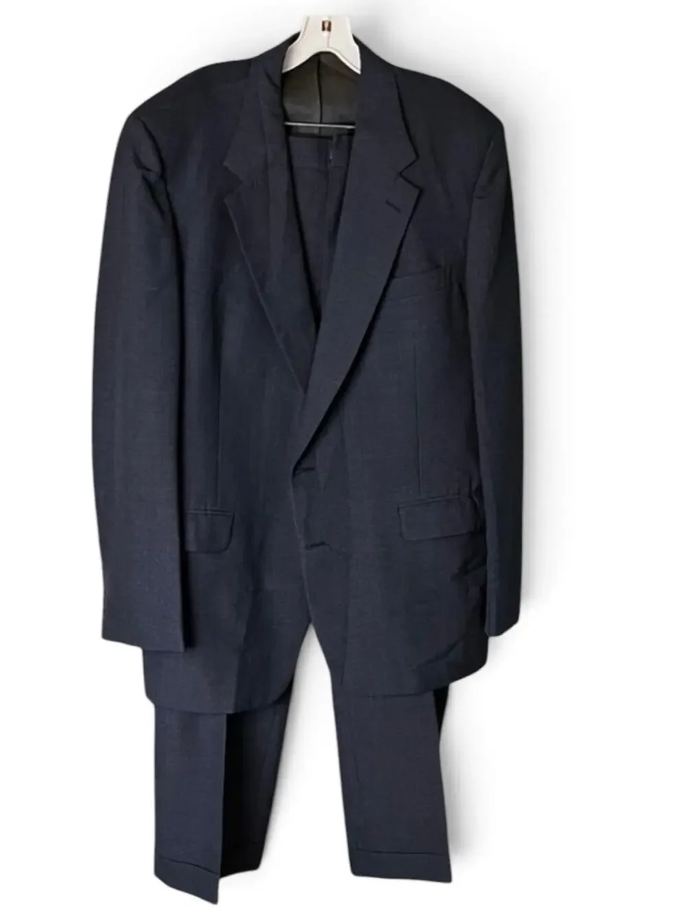 Botany 500 Men’s Vintage Two Piece Suit 44L Check Career Office